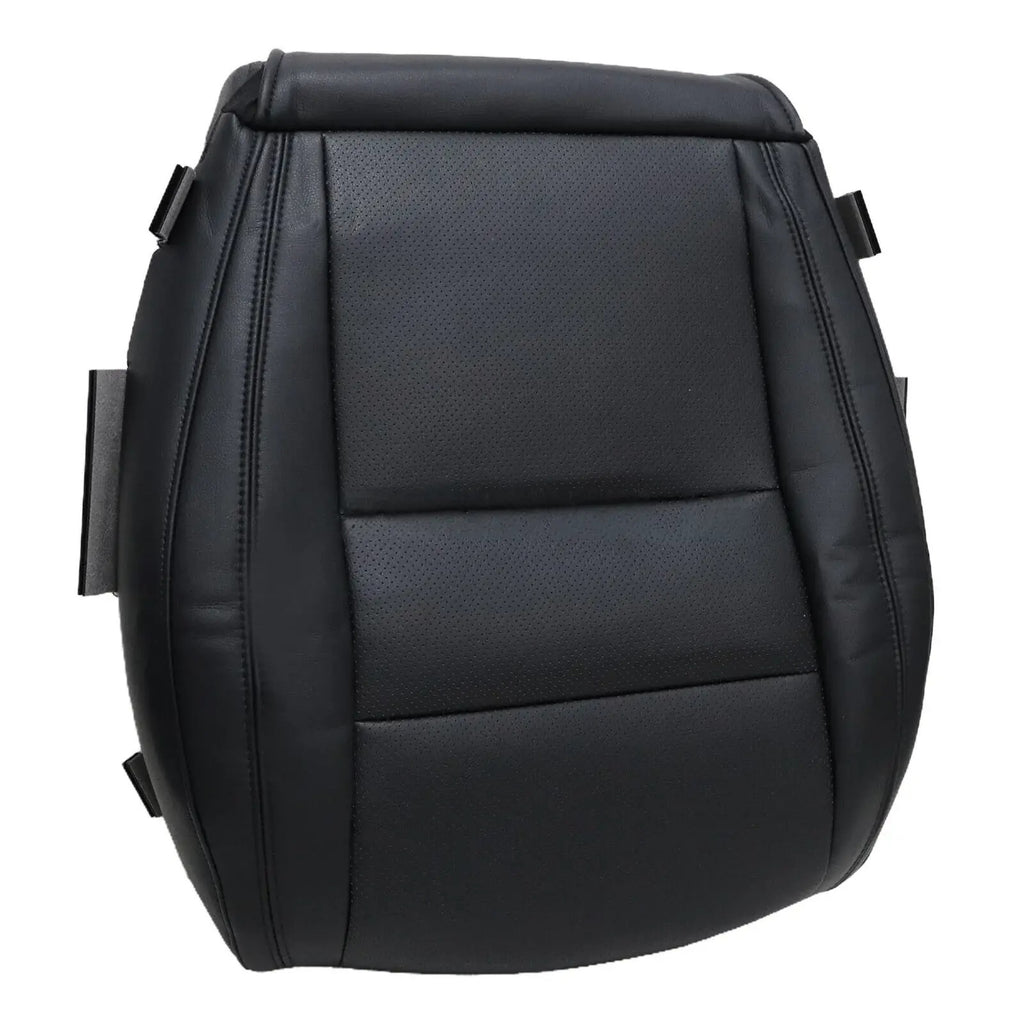 For 2011-2018 Dodge Durango Driver & Passenger Bottom Leather Seat Cover Black