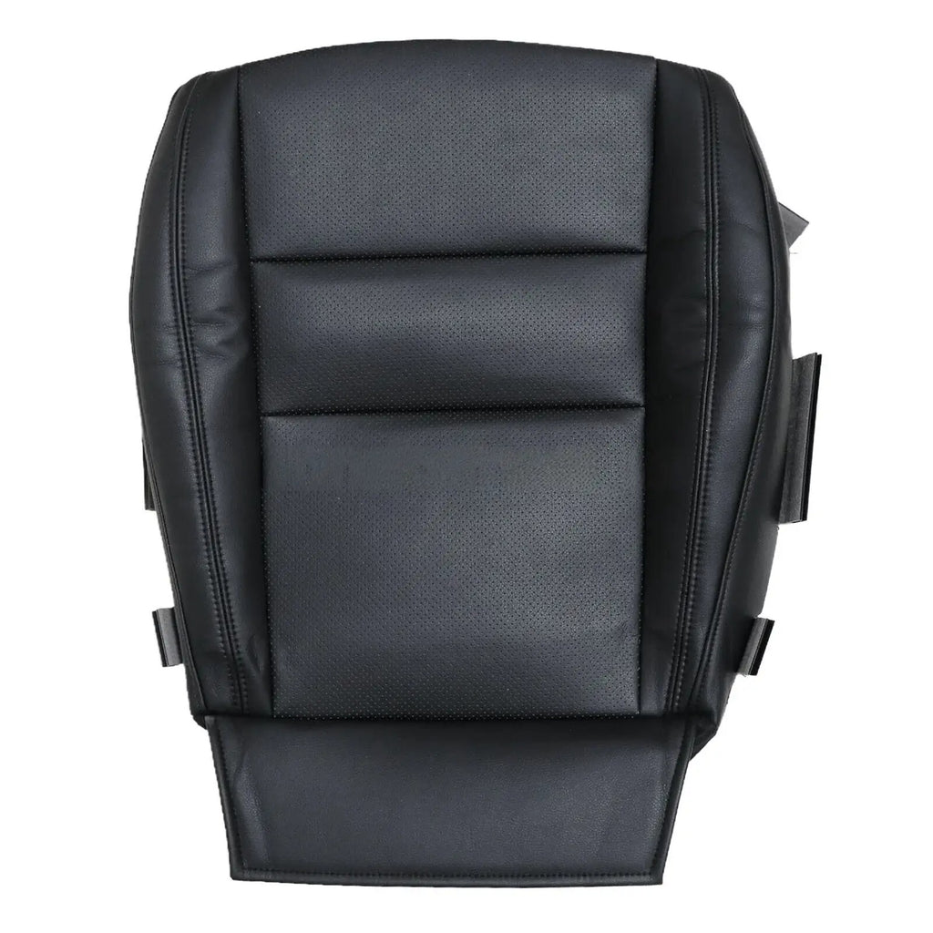 For 2011-2018 Dodge Durango Driver & Passenger Bottom Leather Seat Cover Black