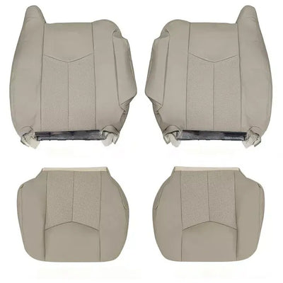 Driver &Passenger Leather Seat Cover & Foam 8PCS for 2003-2006 Cadillac Escalade