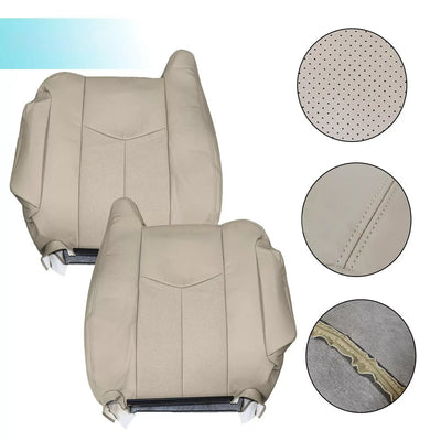 Driver &Passenger Leather Seat Cover & Foam 8PCS for 2003-2006 Cadillac Escalade