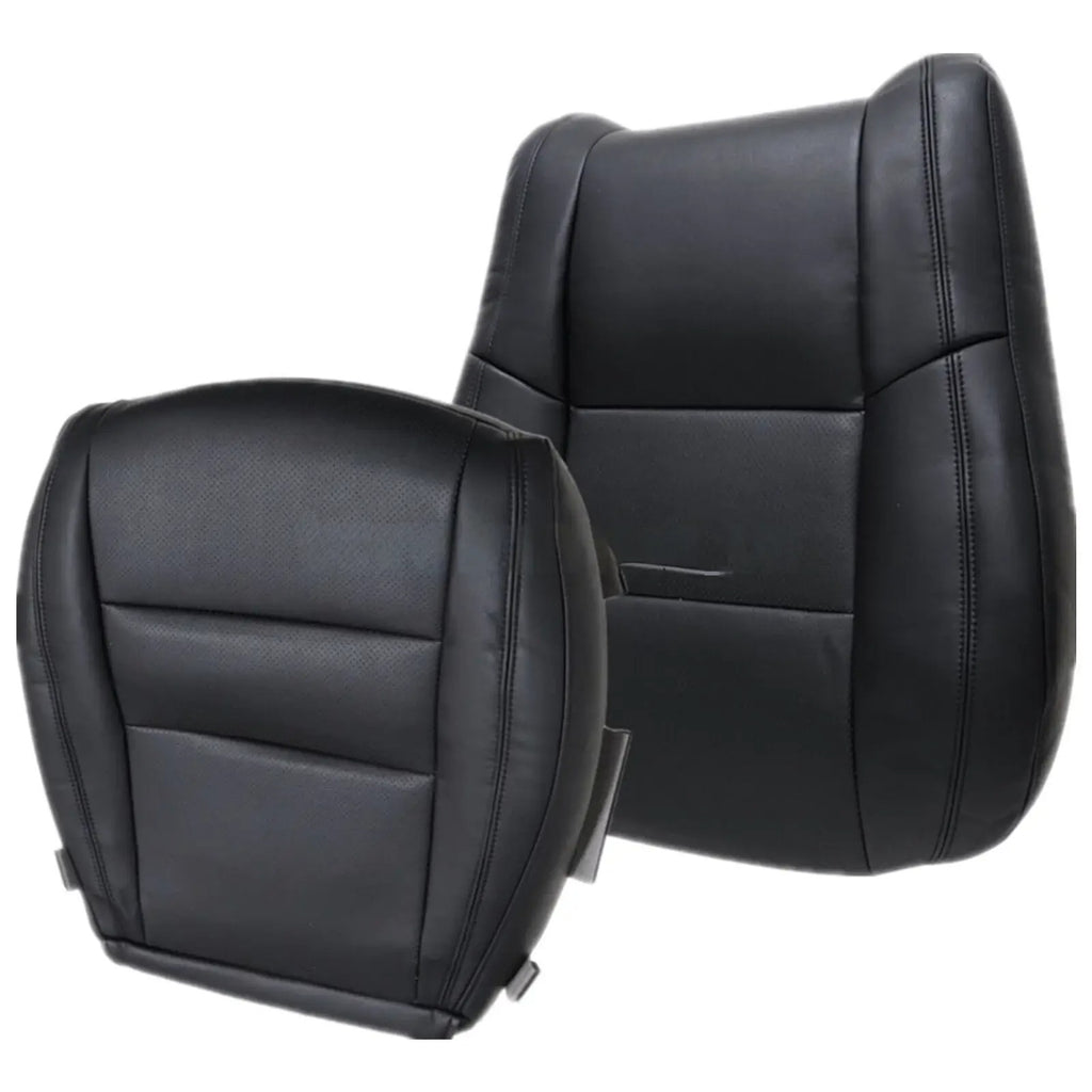 NEW for 2011-2018 Dodge Durango Driver Bottom & Lean Back Seat Cover Black