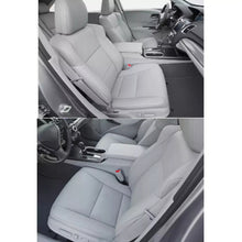 Load image into Gallery viewer, Fits Acura RDX 2007-2012 Perforated Front Bottom &amp; Top Leather Seat Cover Gray