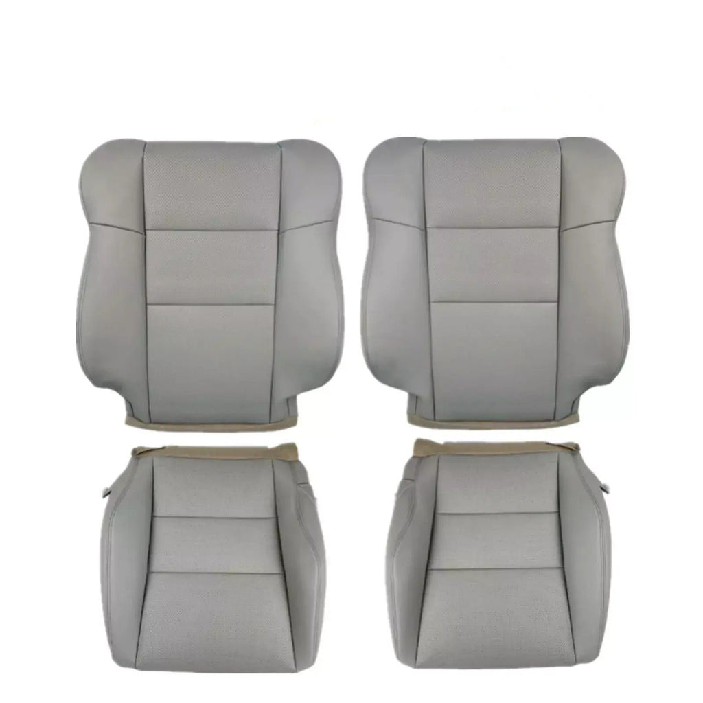 Fits Acura RDX 2007-2012 Perforated Front Bottom & Top Leather Seat Cover Gray