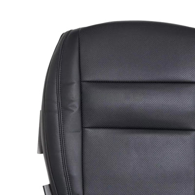 Black for 2011-2018 Dodge Durango Driver / Passenger Bottom / Top Seat Cover