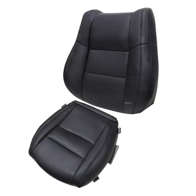 Black for 2011-2018 Dodge Durango Driver / Passenger Bottom / Top Seat Cover