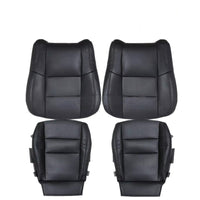 Black for 2011-2018 Dodge Durango Driver / Passenger Bottom / Top Seat Cover