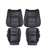 Black for 2011-2018 Dodge Durango Driver / Passenger Bottom / Top Seat Cover