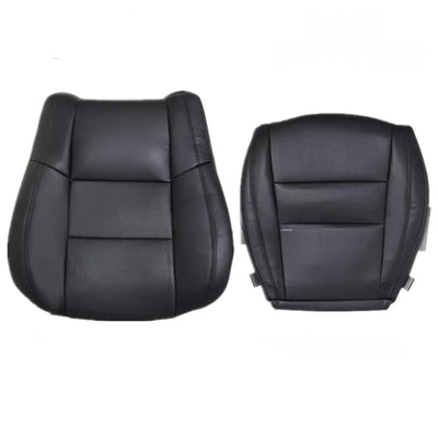 Black for 2011-2018 Dodge Durango Driver / Passenger Bottom / Top Seat Cover