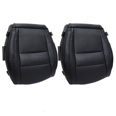 Black for 2011-2018 Dodge Durango Driver / Passenger Bottom / Top Seat Cover