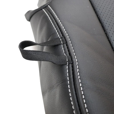 For 2013-2018 Dodge Ram 1500 Perforated Leather Driver Bottom Seat Cover BLACK