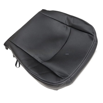 For 2013-2018 Dodge Ram 1500 Perforated Leather Driver Bottom Seat Cover BLACK