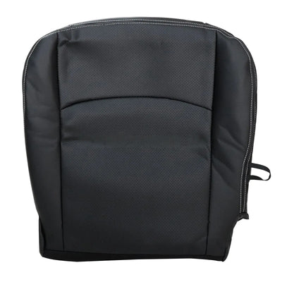 For 2013-2018 Dodge Ram 1500 Perforated Leather Driver Bottom Seat Cover BLACK