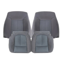 Load image into Gallery viewer, 4Pcs for 2011-2014 FORD F-150 Both Side Bottom &amp; Top Cloth Seat Cover Steel Gray