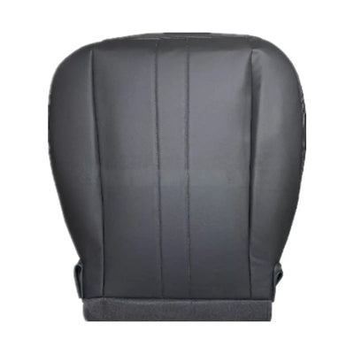 Driver & Passenger Leather Seat Cover Dark Gray for 2003-2014 Chevy Express 4PCS