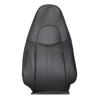 Driver & Passenger Leather Seat Cover Dark Gray for 2003-2014 Chevy Express 4PCS