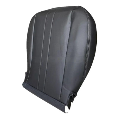 Driver & Passenger Leather Seat Cover Dark Gray for 2003-2014 Chevy Express 4PCS