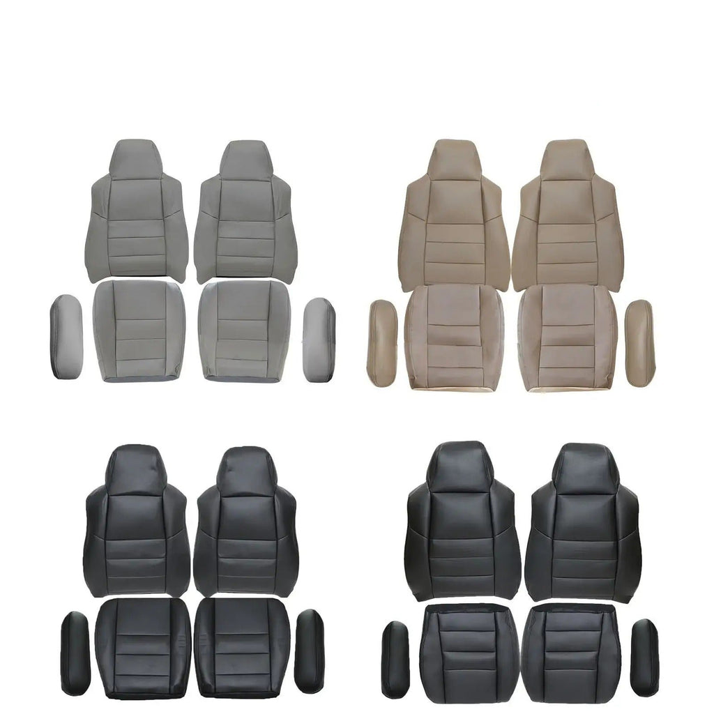 Replacement for 2002-2007 Ford F250 F350 Super Duty Lariat XLT Front Seat Covers