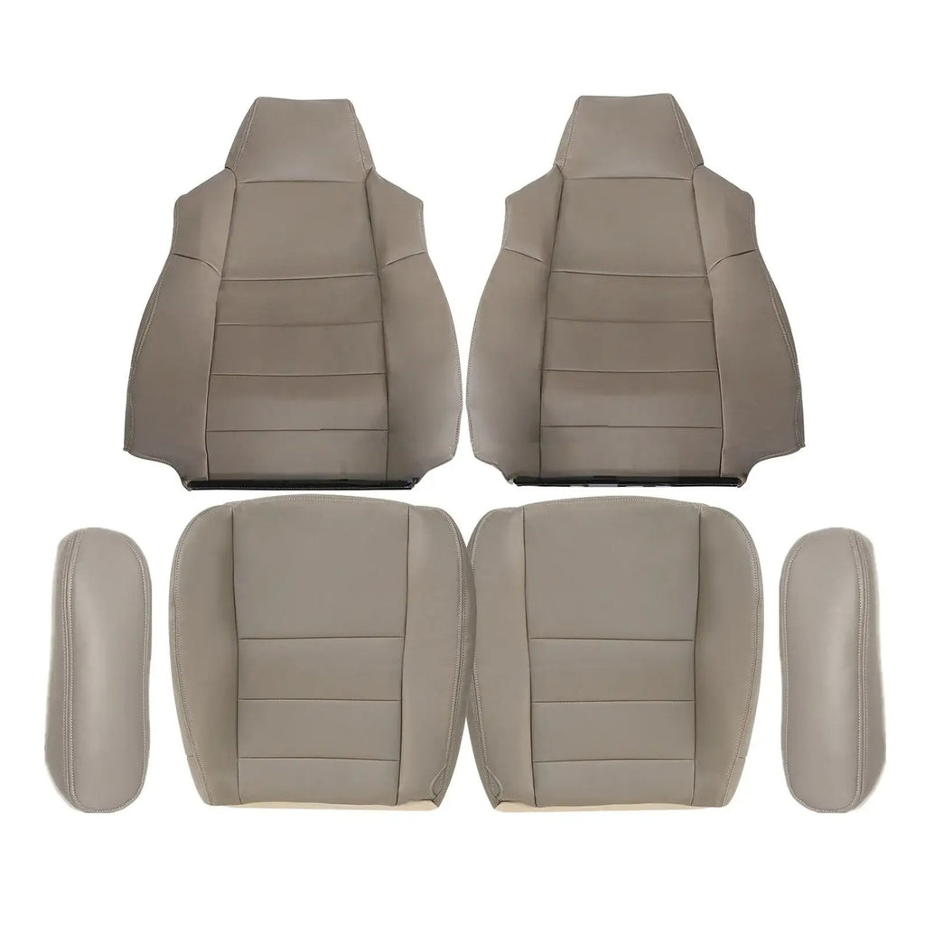 Replacement for 2002-2007 Ford F250 F350 Super Duty Lariat XLT Front Seat Covers