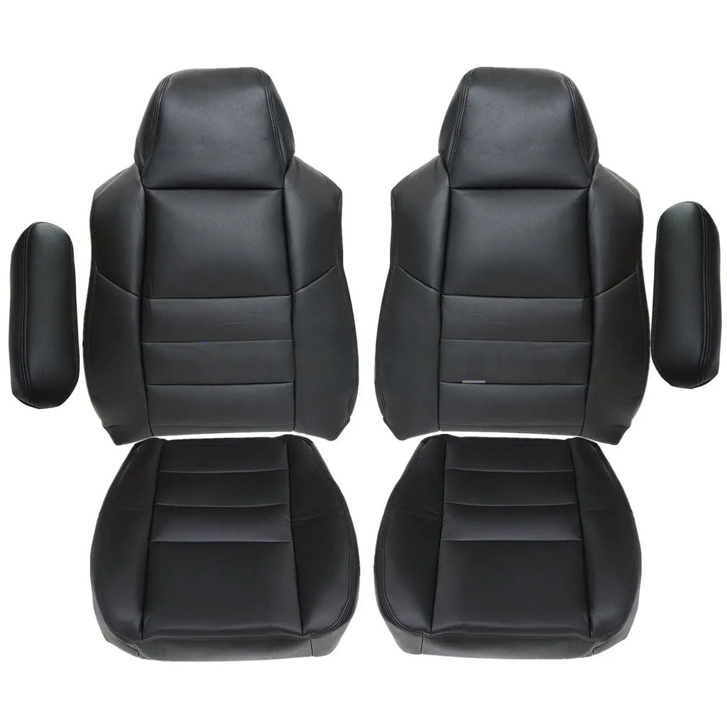 Replacement for 2002-2007 Ford F250 F350 Super Duty Lariat XLT Front Seat Covers