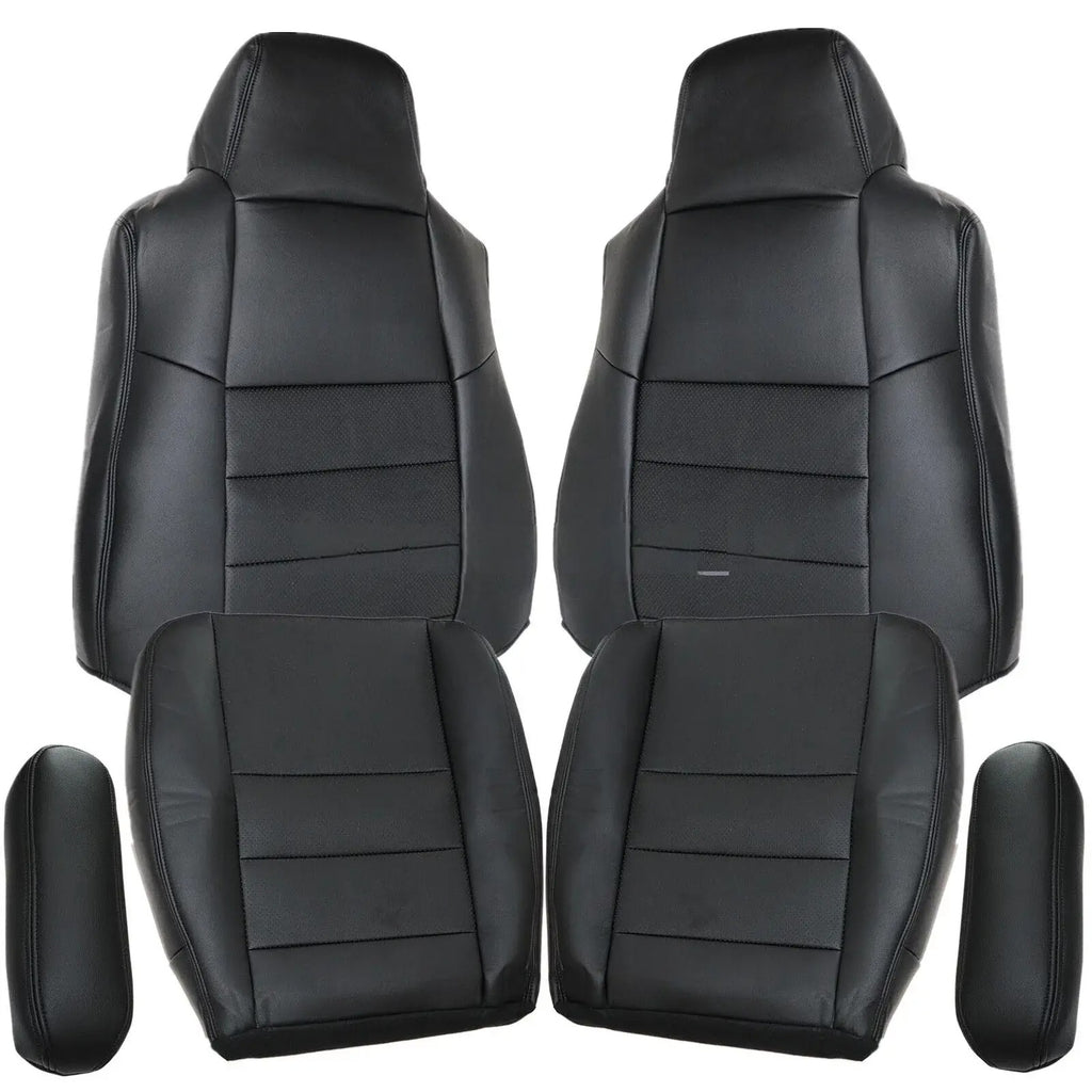 Replacement for 2002-2007 Ford F250 F350 Super Duty Lariat XLT Front Seat Covers