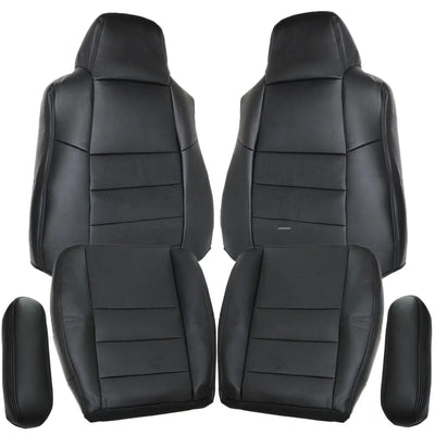 Replacement for 2002-2007 Ford F250 F350 Super Duty Lariat XLT Front Seat Covers