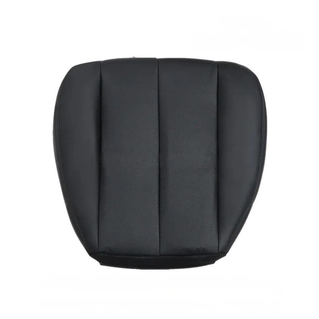 For 2010 to 2014 Subaru Outback Front Driver Bottom Black Leather Seat Cover