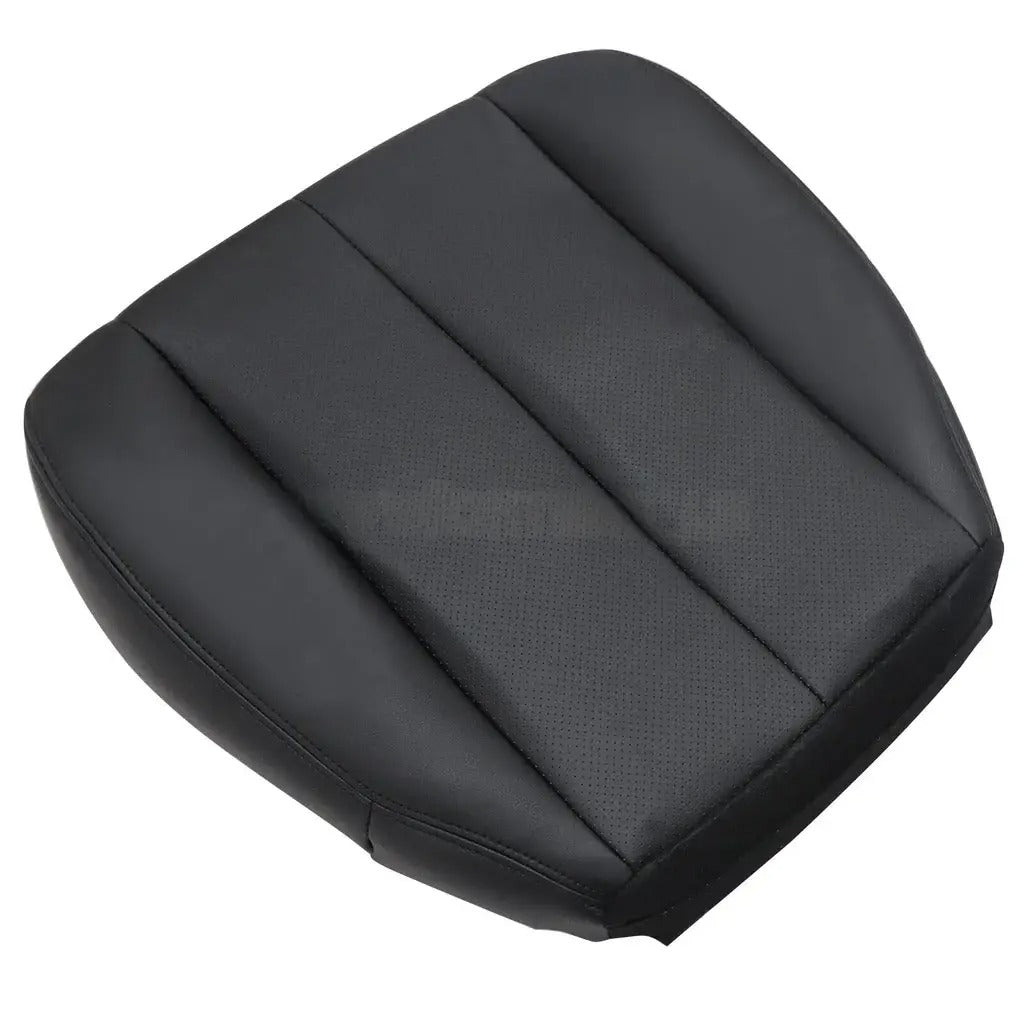 For 2010 to 2014 Subaru Outback Front Driver Bottom Black Leather Seat Cover