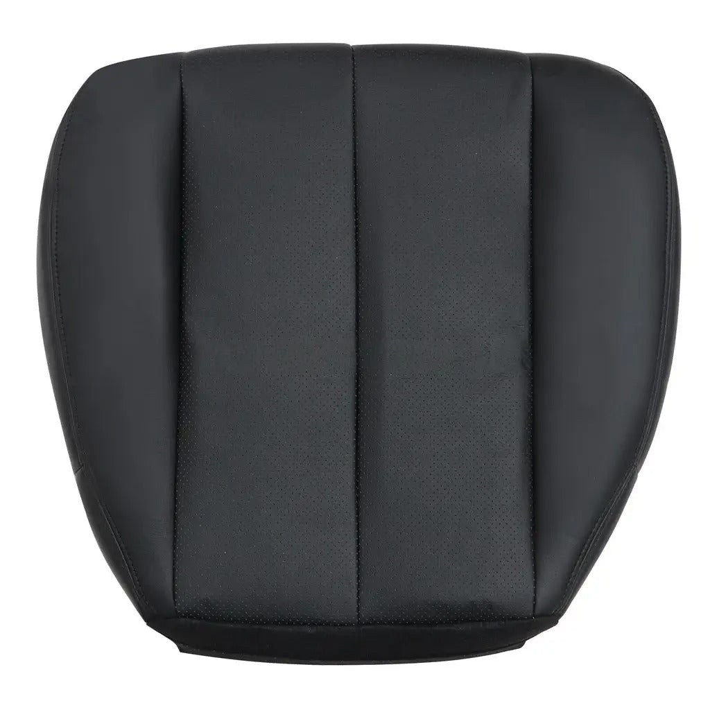 For 2010 to 2014 Subaru Outback Front Driver Bottom Black Leather Seat Cover