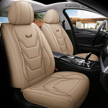 Load image into Gallery viewer, For Hyundai Leather Car 5-Seat Cover Front &amp; Rear Seat Protector Beige