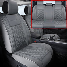 Load image into Gallery viewer, For Honda CR-V Full Set Gray PU Leather Car 5 Seat Covers Cushion Protector