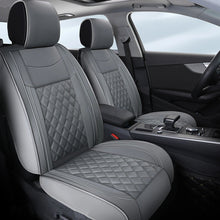 Load image into Gallery viewer, For Honda CR-V Full Set Gray PU Leather Car 5 Seat Covers Cushion Protector