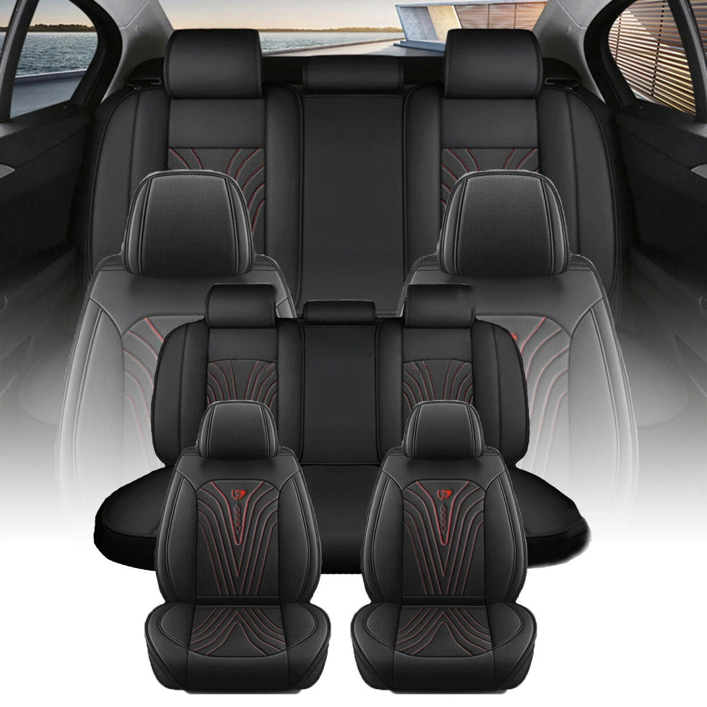 For Hyundai Tucson/SonataFull Set Leather Car Seat Cover 5-Seat Front + Rear