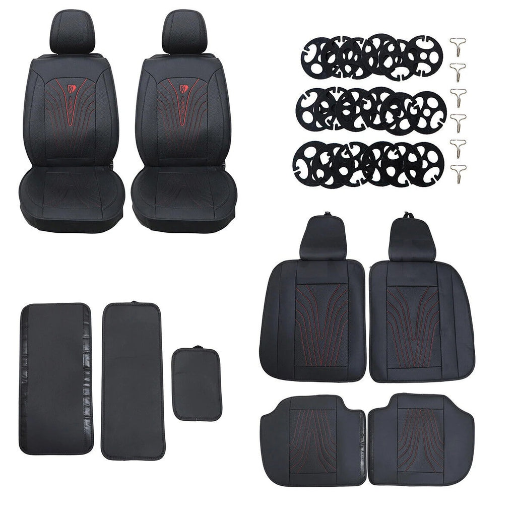 For Hyundai Tucson/SonataFull Set Leather Car Seat Cover 5-Seat Front + Rear