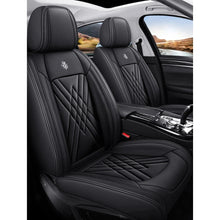 Load image into Gallery viewer, For Hyundai Faux Leather Car Breathable 5-Seat Covers Front Rear Cushion Black