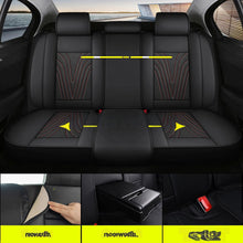 Load image into Gallery viewer, For Nissan Car 5-Seat Covers Waterproof PU Leather Front &amp; Rear Full Set Cushion