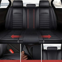 Load image into Gallery viewer, PU Leather Front &amp; Rear Seat Cover Cushion Protector Full Surround for Nissan