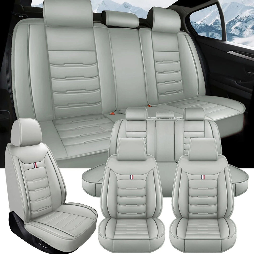 For Honda Car Seat Cover 5 Seat Full Set Leather Waterproof Front Rear Cushion