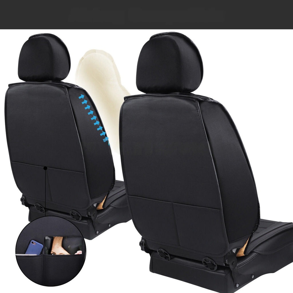 For Honda Car Seat Cover 5-Seat Full Set Deluxe Leather Front Rear Protector