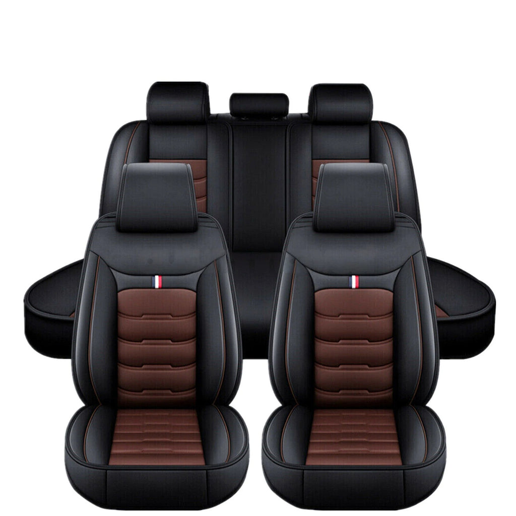 For Jeep Car Seat Cover 5 Seat Full Set Leather Waterproof Front Rear Cushion