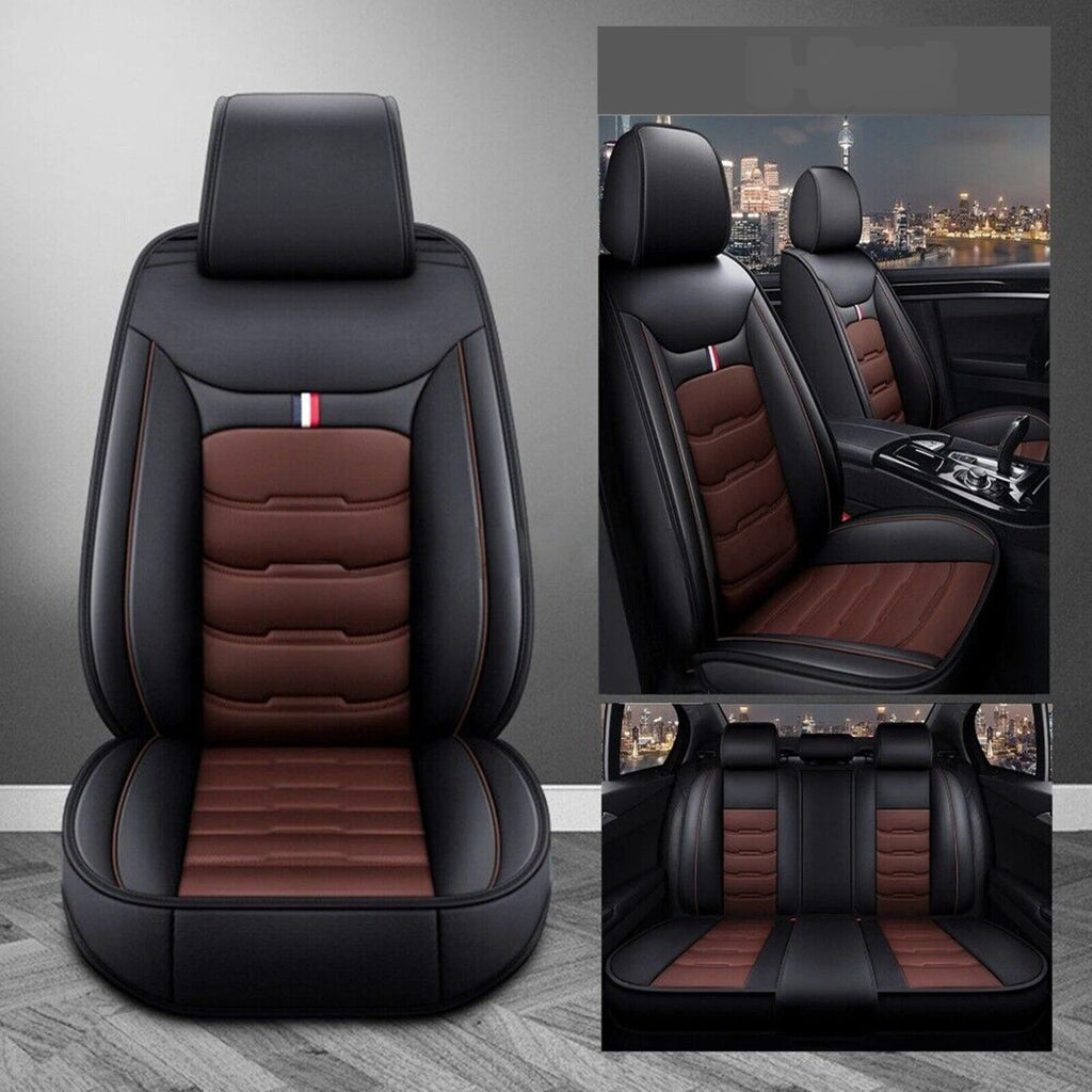 For Jeep Car Seat Cover 5 Seat Full Set Leather Waterproof Front Rear Cushion