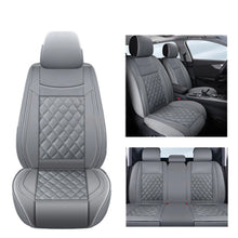 Load image into Gallery viewer, For Ford Full Set Gray PU Leather Car 5 Seat Covers Cushion Protector