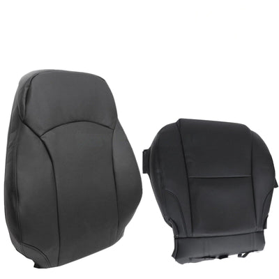 2006-2013 for Lexus IS250 IS350 Passenger Bottom & Top Leather Seat Cover Black