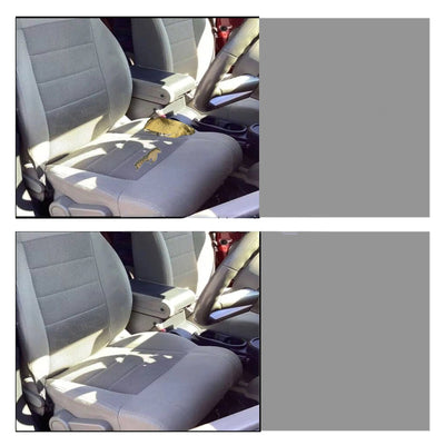 For 2007-2010 Jeep Wrangler Sahara Front Bottom Seat Cover / Foam Cushion Gray