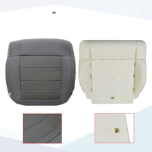 Load image into Gallery viewer, For 2008-2010 Jeep Wrangler Sahara Front Bottom Seat Cover / Foam Cushion Gray