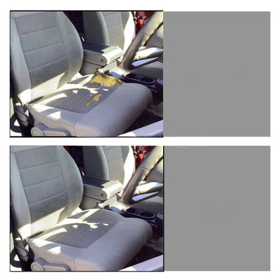 For 2007-2010 Jeep Wrangler Sahara Front Bottom Seat Cover / Foam Cushion Gray