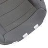 For 2008-2010 Jeep Wrangler Sahara Front Bottom Seat Cover / Foam Cushion Gray