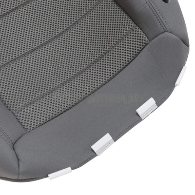 For 2007-2010 Jeep Wrangler Sahara Front Bottom Seat Cover / Foam Cushion Gray