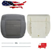 For 2008-2010 Jeep Wrangler Sahara Front Bottom Seat Cover / Foam Cushion Gray