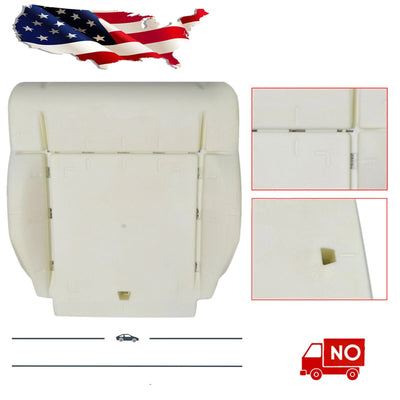 For 2007-2010 Jeep Wrangler Sahara Front Bottom Seat Cover / Foam Cushion Gray