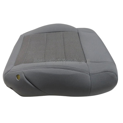 For 2007-2010 Jeep Wrangler Sahara Front Bottom Seat Cover / Foam Cushion Gray